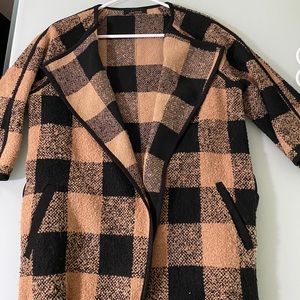 Plaid Peacoat